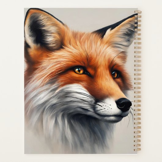 Majestic Fox Planner (Achterkant)
