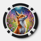 Majestic Fox Poker Chips (Achterkant)