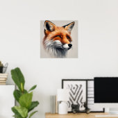 Majestic Fox Poster (Thuiskantoor)