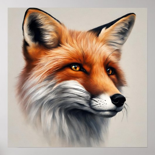 Majestic Fox Poster (Voorkant)