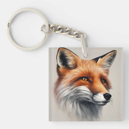 Majestic Fox Sleutelhanger (voorkant)