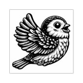 Majestic Freedom Sparrow Rubberstempel (Afrduk)