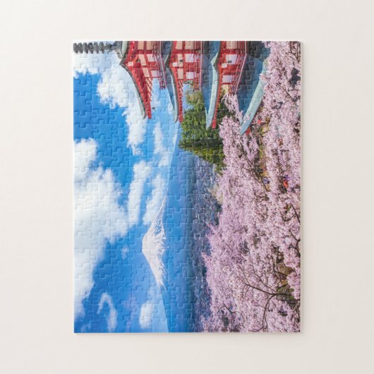 "Majestic Fuji from Chureito Pagoda Legpuzzel (Verticaal)