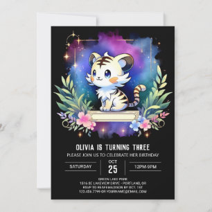 Majestic Fun Tiger Birthday Kaart