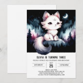 Majestic Fun Wolf Verjaardag Kaart (Voorkant / Achterkant)