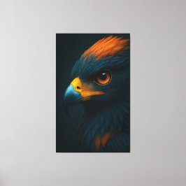 Majestic Gaze – Ultrarealistisch adelaarsportret Canvas Afdruk