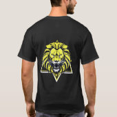 Majestic Geometric Lion T-shirt Design (Achterkant)