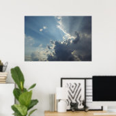 Majestic God Rays Poster (Thuiskantoor)