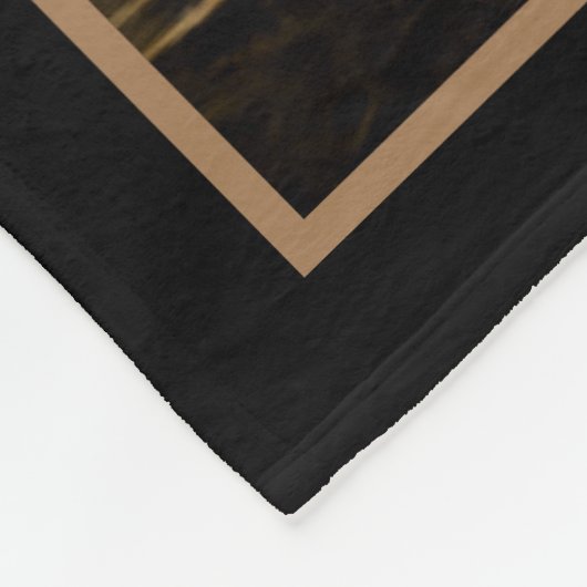 Majestic Gold Lion Fleece Deken (Hoek)