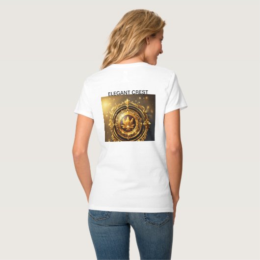 Majestic Golden Laurel Embleem T-shirt (Achterkant volledig)