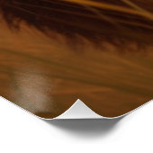 Majestic Golden Lion Sunset Glossy Poster (Hoek)