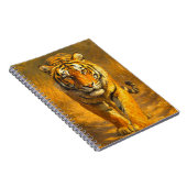 Majestic Golden Tiger Notebook - Wildlife Art Jour Notitieboek (Rechterzijde)