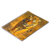 Majestic Golden Tiger Notebook - Wildlife Art Jour Notitieboek (Linkerzijde)