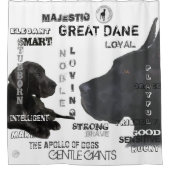 Majestic Great Danes Douchegordijn (Voorkant)