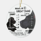 Majestic Great Danes Keramisch Ornament (Links)