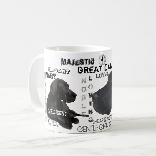 Majestic Great Danes Koffiemok (Voorkant links)
