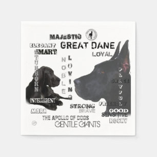 Majestic Great Danes Servetten