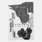 Majestic Great Danes Theedoek (Verticaal)