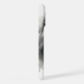 Majestic Grey Wolf Prachtige Waterverf Wildlife iPhone Hoesje (Rechterkant)