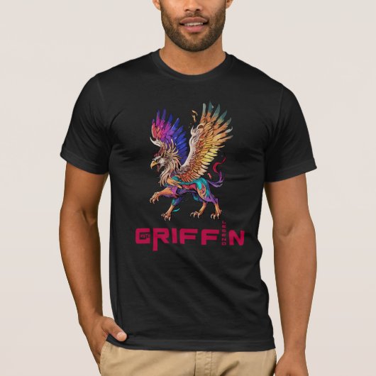 Majestic Griffin - Bewaker van het luchtruim T-shirt (Voorkant)