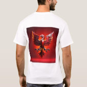 Majestic Griffin Embleem: Een Verbluffende 8K 3D L T-shirt (Achterkant)