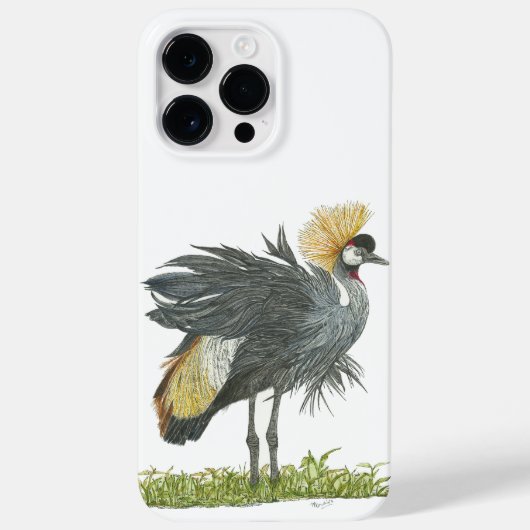 Majestic Grijze gekroonde kraanwaterkleuren Case-Mate iPhone Case (Achterkant)