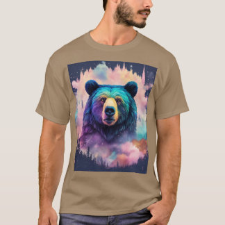 Majestic Grizzly Beer in het bos T-shirt" T-shirt
