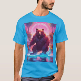 Majestic Grizzly Beer in het bos T-shirt" T-shirt