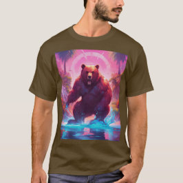 Majestic Grizzly Beer in het bos T-shirt" T-shirt