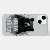 Majestic Groei Zwart Beer Art Case-Mate iPhone Case (Achterkant (horizontaal))