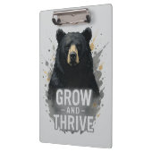 Majestic Groei Zwart Beer Art Klembord (Links)