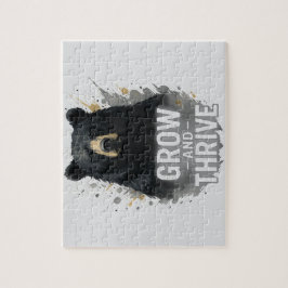 Majestic Groei Zwart Beer Art Legpuzzel