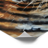 Majestic Guardian: Jaguar olieverfschilderij Poster (Hoek)