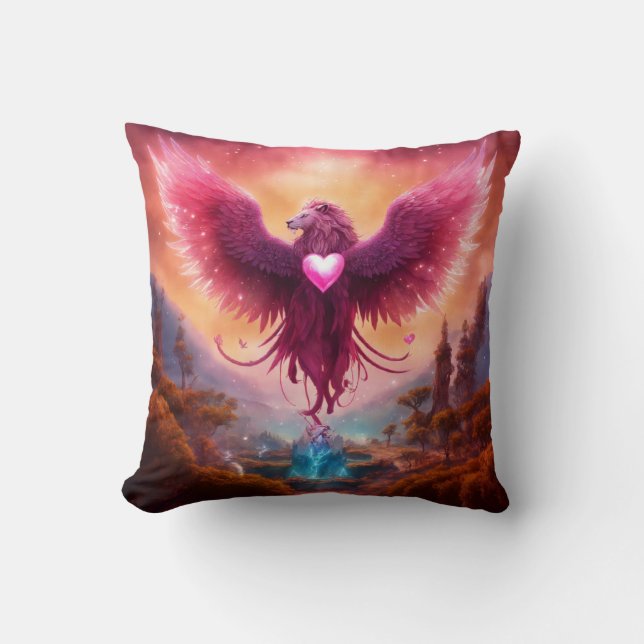 "Majestic Guardian of Love" Kussen (Voorkant)