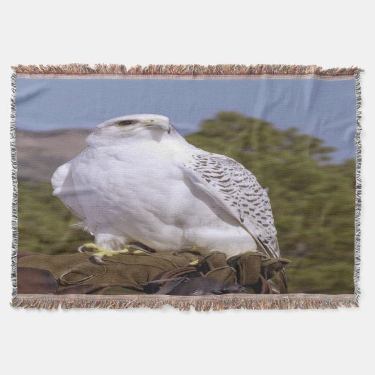 Majestic Gyrfalcon Deken (Voorkant)