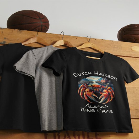 Majestic Harbour Sentinel een levendige krab T-shirt