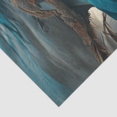 Majestic Horse And Young Native Woman Tissuepapier (Detail)