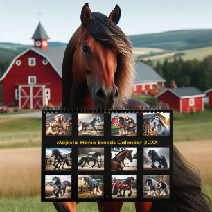 Majestic Horse Breeds Kalender 2025/2026