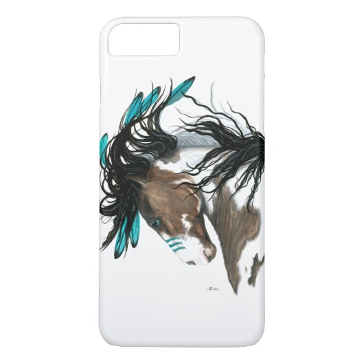Majestic Horse by Bihrle Hoesje-Mate iPhone Case (Achterkant)