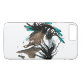 Majestic Horse by Bihrle Hoesje-Mate iPhone Case (Achterkant (Horizontaal))