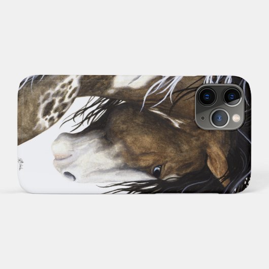 Majestic Horse by Bihrle iPhone Case (Achterkant (horizontaal))