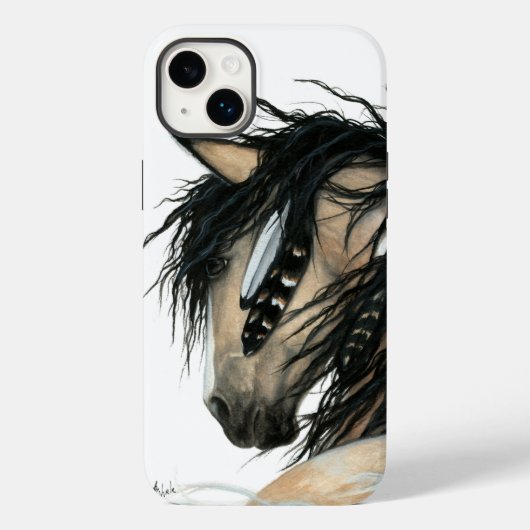Majestic Horse by Bihrle iPhone Case (Achterkant)