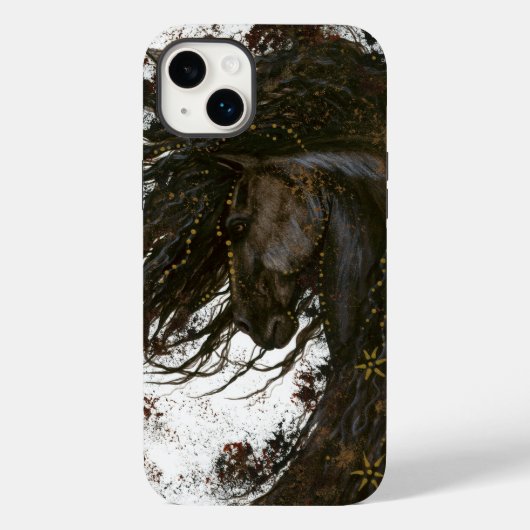 Majestic Horse by Bihrle iPhone Case (Achterkant)