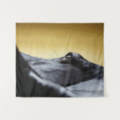 Majestic Horse Eye Close-Up Art Wandkleed (Voorkant (horizontaal))