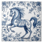Majestic Horse op Indigo Tegels Tegeltje (Voorkant)