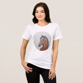 Majestic Horse Portrait T-Shirt (Voorkant volledig)