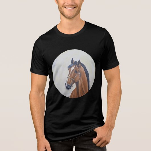 Majestic Horse Portrait T-Shirt (Voorkant)