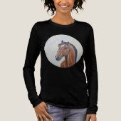 Majestic Horse Portrait T-Shirt (Voorkant)