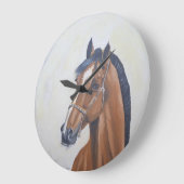 Majestic Horse Portrait T-Shirt Grote Klok (Hoek)