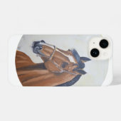 Majestic Horse Portrait T-Shirt iPhone Hoesje (Achterkant horizontaal)